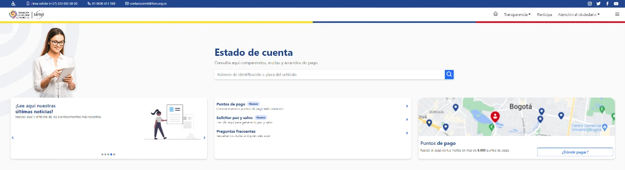 como consultar multas de tránsito