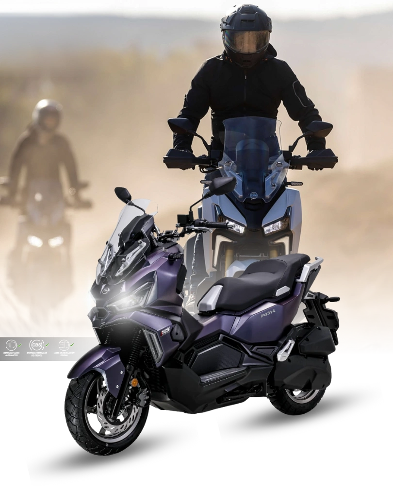 motocicleta sym adxtg 150