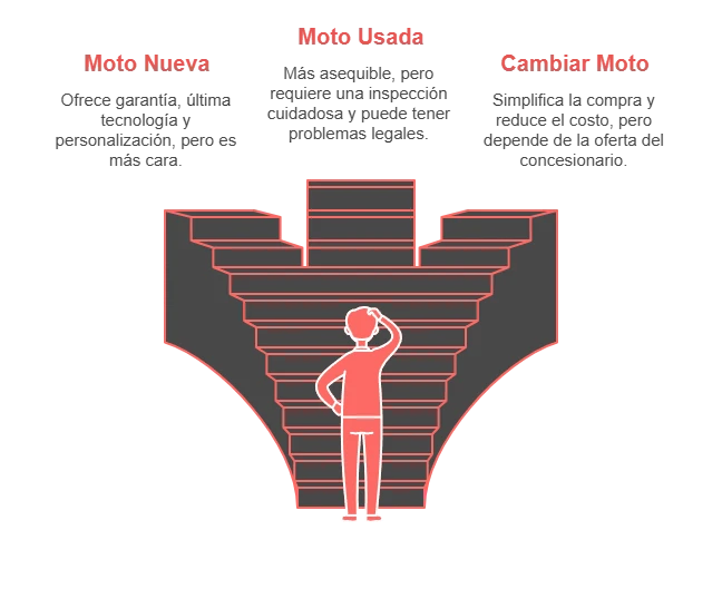 ¿Moto nueva o usada? Descubre los beneficios de cada opción 3 que moto escoger para comprar